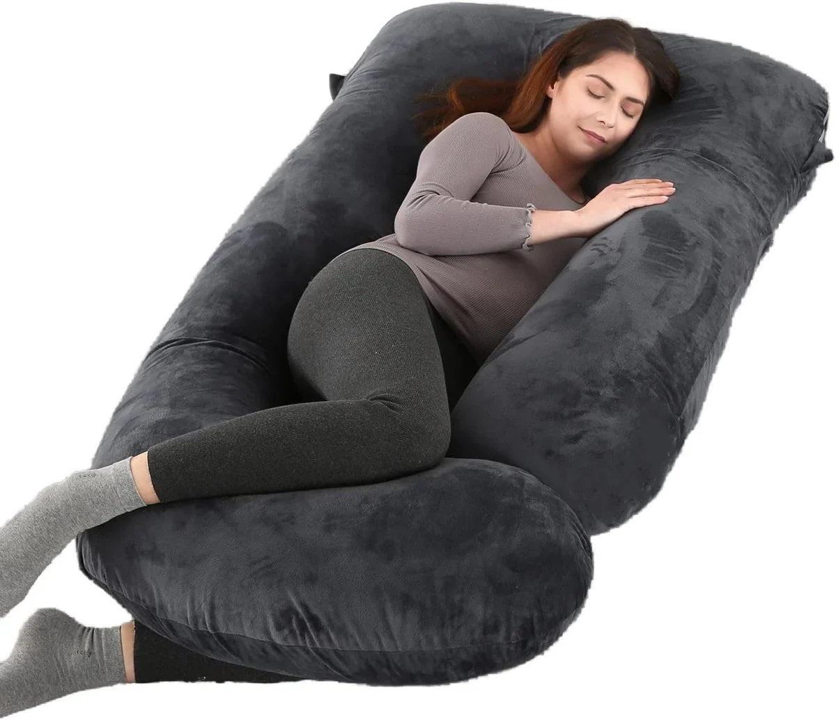 U Shape Pregnancy Pillow - Full Body Maternity Pillow for Sleeping