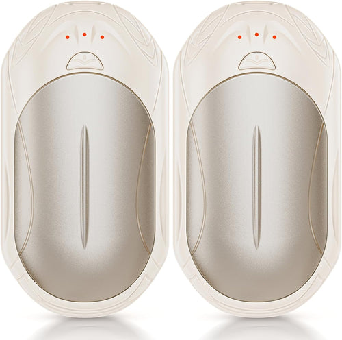 AI Hand Warmers Rechargeable 2 Pack, AI Smart Chips Electric Hand Warmers, 20Hrs Long Safe Heat, Portable Pocket Heater, Gifts for Christmas, Outdoor, Hunting, Golf, Camping Accessories
