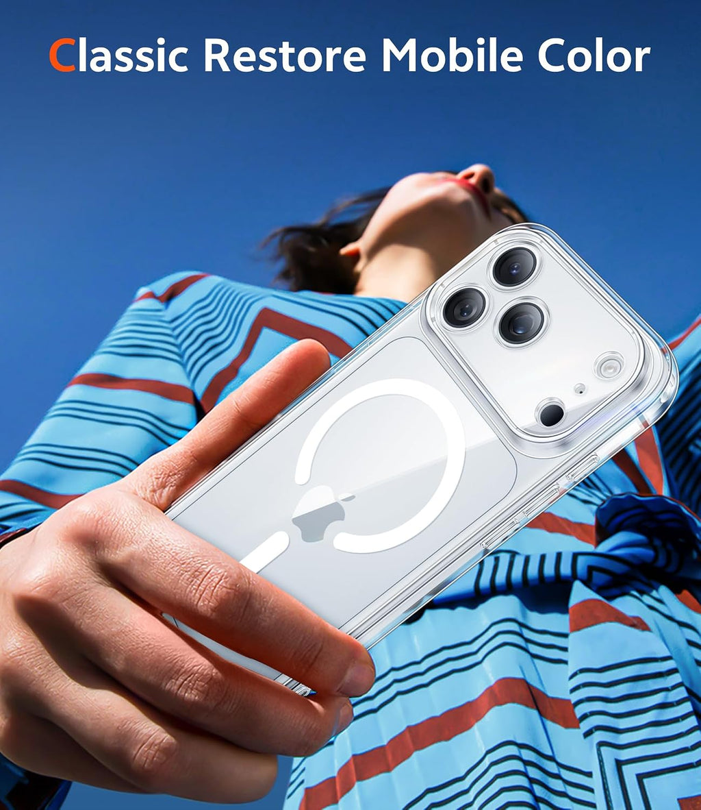 Magnetic for Iphone 18 Pro Max Case/17 Pro Max Case, Clear