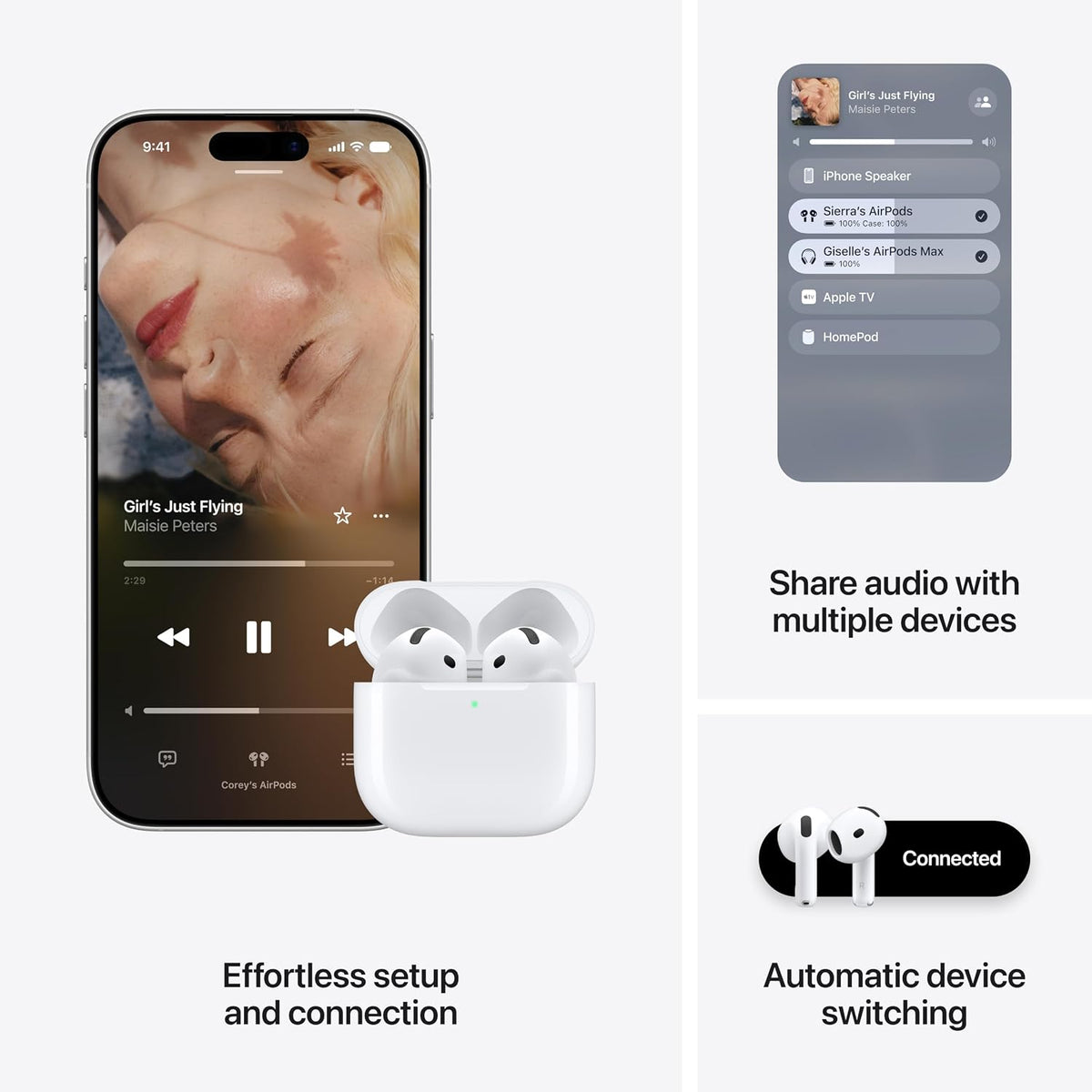 Airpods 5 Wireless Earbuds with Active Noise Cancellation