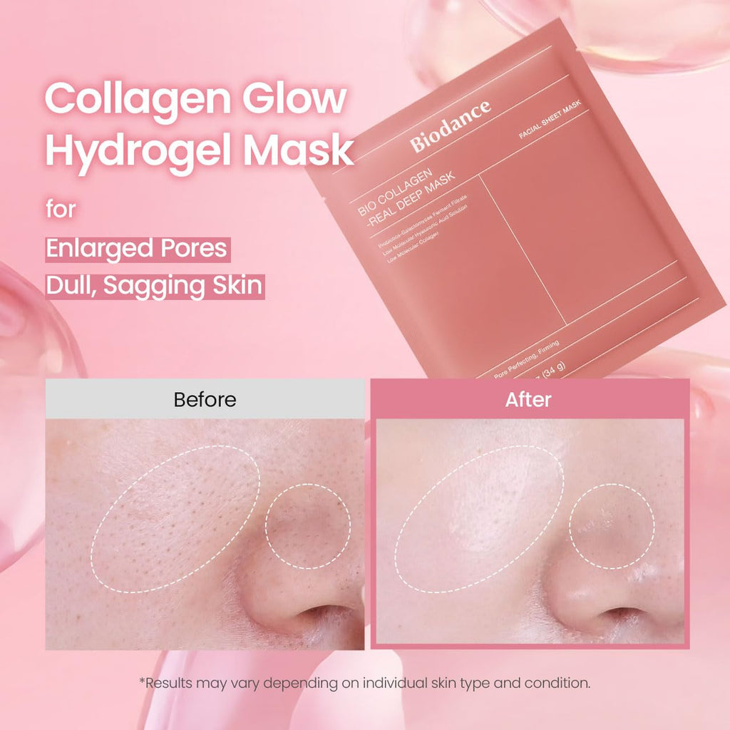 Bio-Collagen Real Deep Mask for Hydrating & Plumping (4Ea)