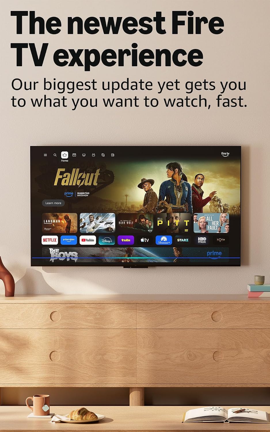 Fire TV Stick HD (Newest Model), Free & Live TV, Alexa Voice Remote, Powered by the TV, Effortless Setup, Find Shows Faster with Alexa+