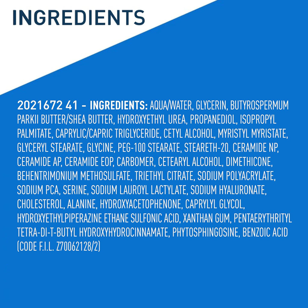 Intensive Moisturizing Cream with Shea Butter for Dry Skin, 19Oz