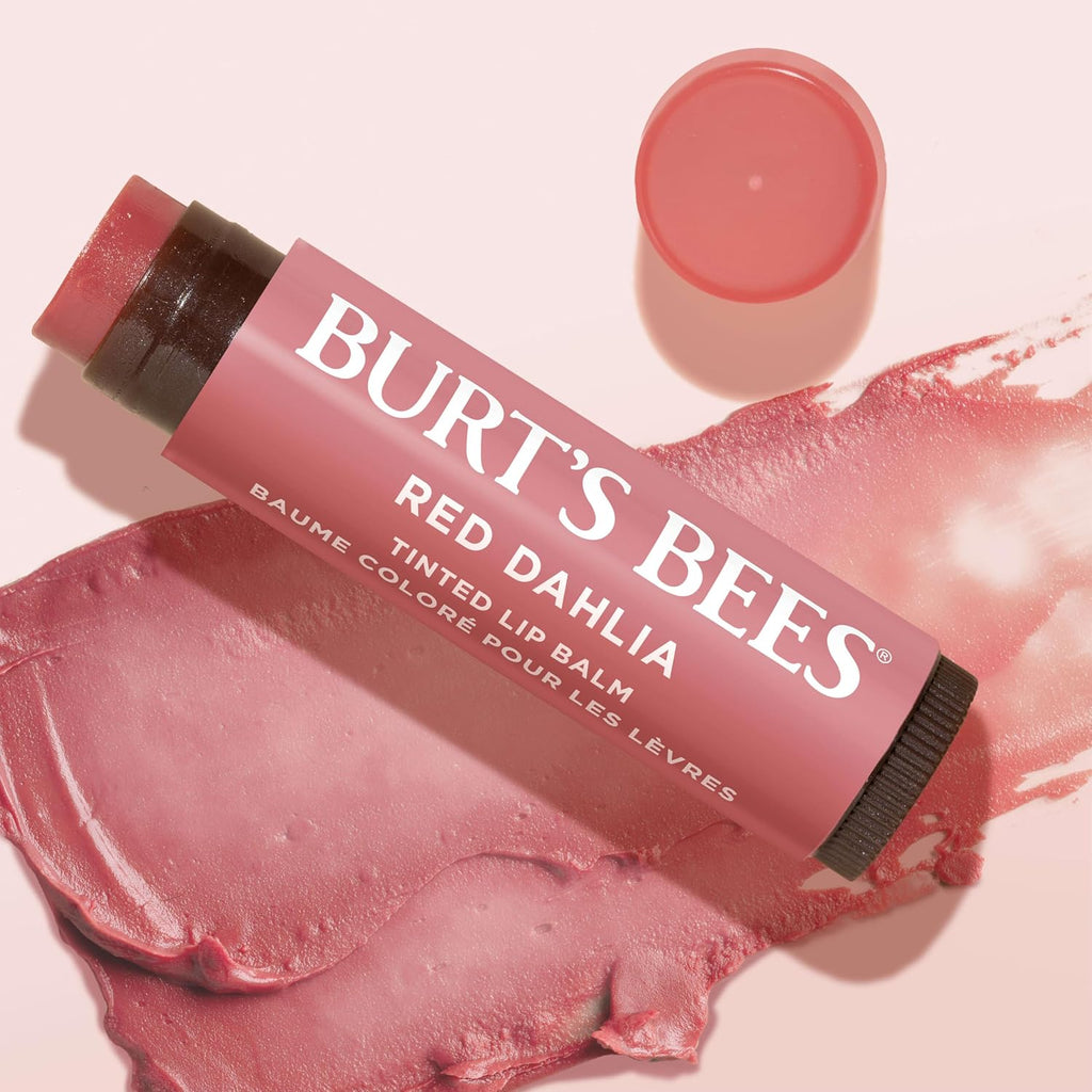 Tinted Lip Balm, Red Dahlia, 0.15 Oz.