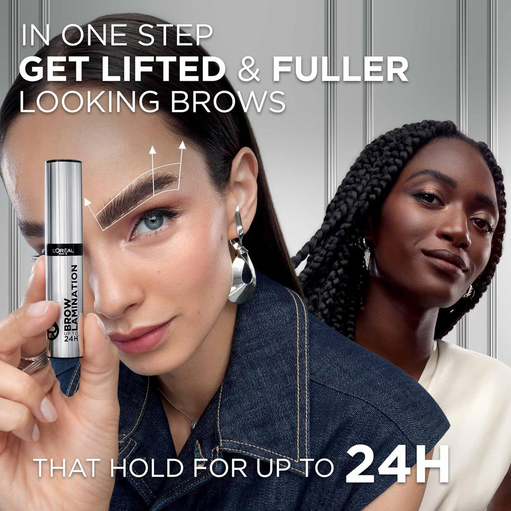 Infallible up to 24H Wear Brow Lamination, Water-Resistant Longwear Eyebrow Gel Make Up, Clear/Transparent, 0.16 Fl Oz