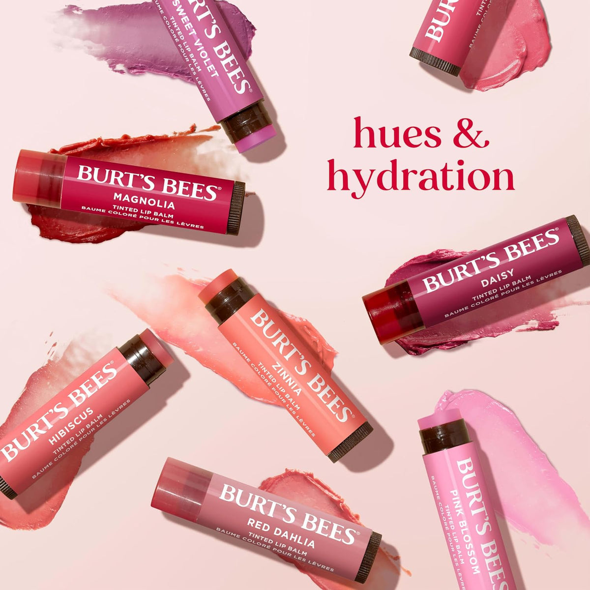 Tinted Lip Balm, Red Dahlia, 0.15 Oz.