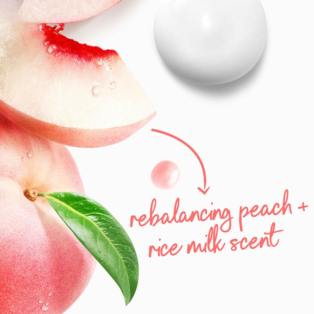 24Hr Rebalance Lotion Body Wash, White Peach & Rice Milk, 30.6 Oz