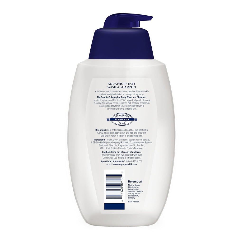 Baby Body Wash and Shampoo, 25.4 FL OZ