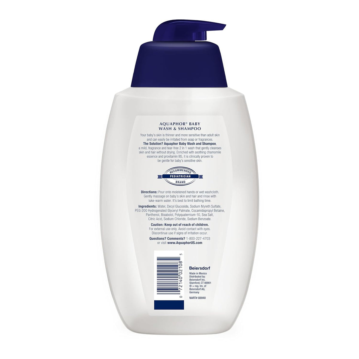 Baby Body Wash and Shampoo, 25.4 FL OZ